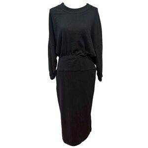 Free People Beach Open Back Midi Dress Size L